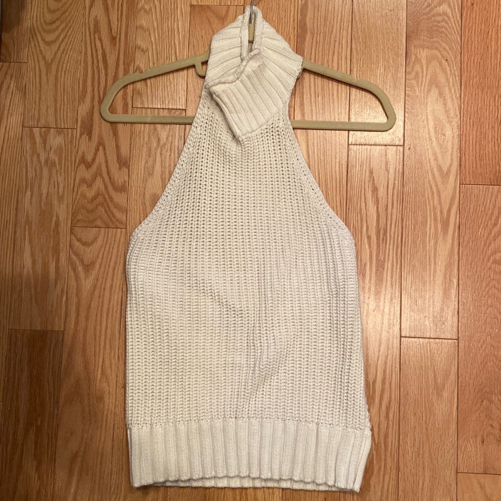 Turtleneck tank-top sweater!